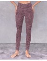 LEGGINGS YOGA ALLOVER IN COTONE BIOLOGICO "SUSAN"