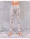 LEGGINGS YOGA ALLOVER IN COTONE BIOLOGICO "SUSAN"