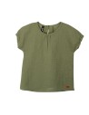 T-SHIRT BIMBA IN MUSSOLA DI COTONE BIOLOGICO