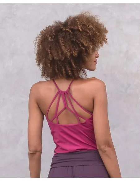 CANOTTA YOGA "NICOLE" IN COTONE BIOLOGICO