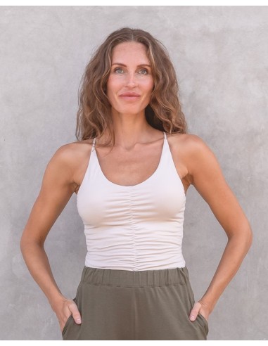 CANOTTA YOGA "NICOLE" IN COTONE BIOLOGICO