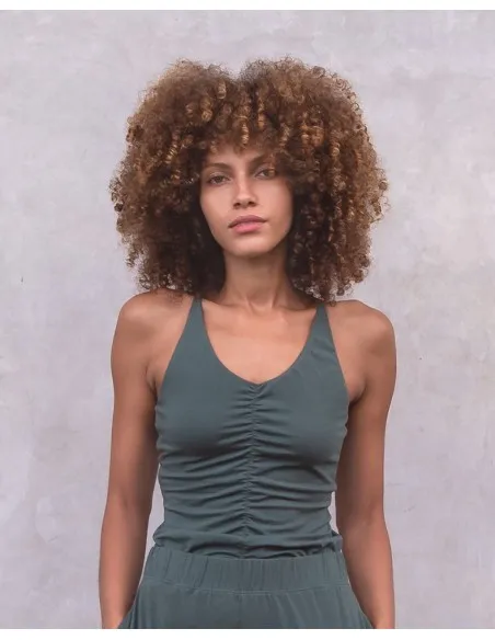 CANOTTA YOGA "NICOLE" IN COTONE BIOLOGICO