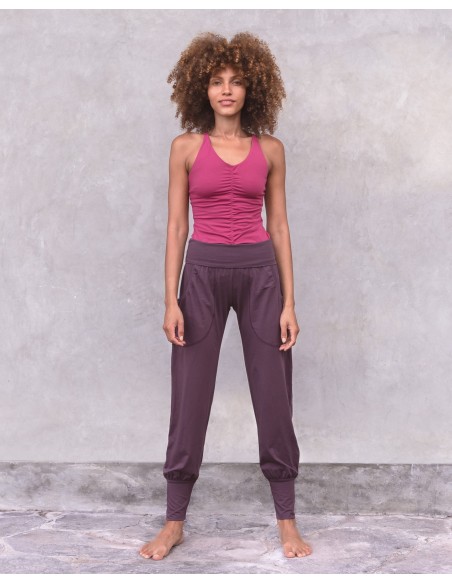 CANOTTA YOGA "NICOLE" IN COTONE BIOLOGICO