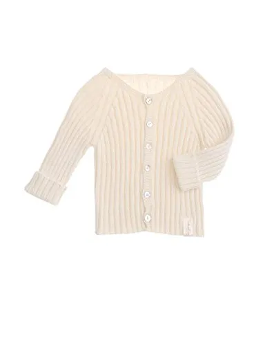 CARDIGAN BABY IN COTONE BIOLOGICO NATURALE NON...