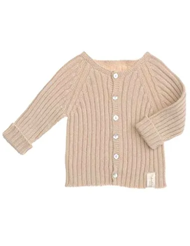 CARDIGAN BABY IN COTONE BIOLOGICO NATURALE NON...