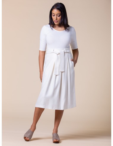 GONNA IN CANAPA E BAMBU' CON PENCES E FIOCCO