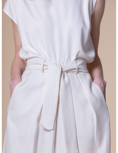 GONNA IN CANAPA E BAMBU' CON PENCES E FIOCCO