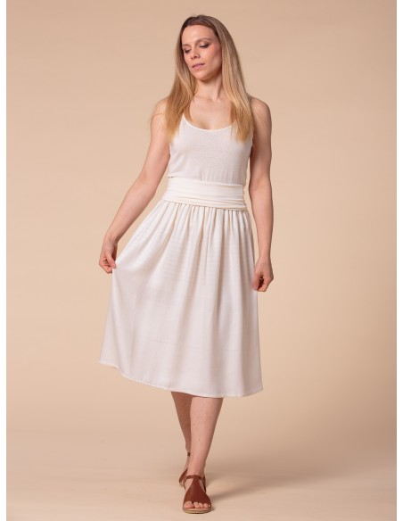 GONNA IN CANAPA E BAMBU' CON FASCIA