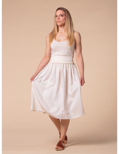 GONNA IN CANAPA E BAMBU' CON FASCIA