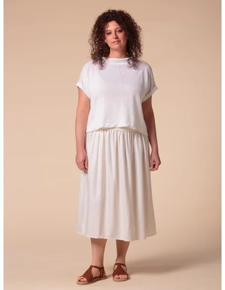 GONNA IN CANAPA E BAMBU' CON FASCIA