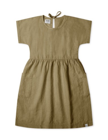 ABITO BIMBA IN 100% LINO BIOLOGICO "OVERSIZED"