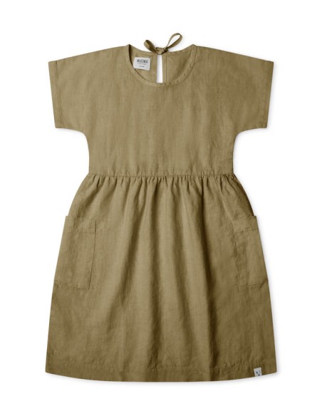 ABITO BIMBA IN 100% LINO BIOLOGICO "OVERSIZED"