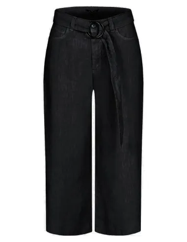 PANTALONE COULOTTE IN 100% LINO "FLORINA"