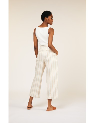 PANTALONE IN COTONE BIOLOGICO "EMERSON STRIPE"