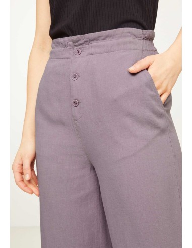 PANTALONI AMPI IN LINO E ECOVERO "LIRIOPE"