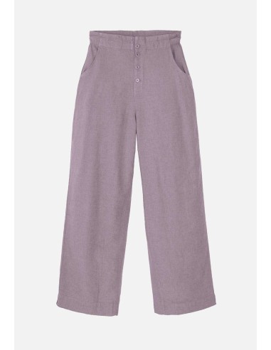 PANTALONI AMPI IN LINO E ECOVERO "LIRIOPE"