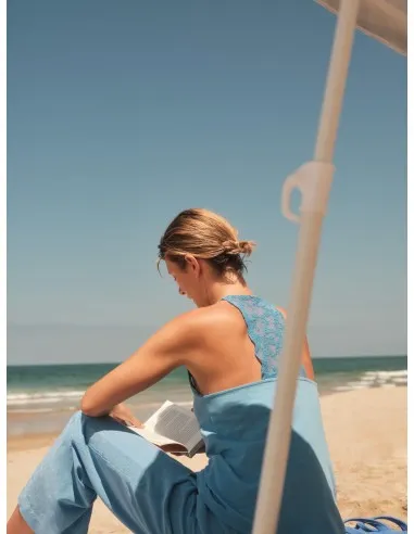 TOP IN PIZZO DI COTONE BIOLOGICO