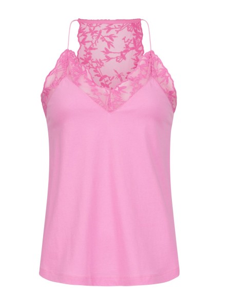 TOP IN PIZZO DI COTONE BIOLOGICO