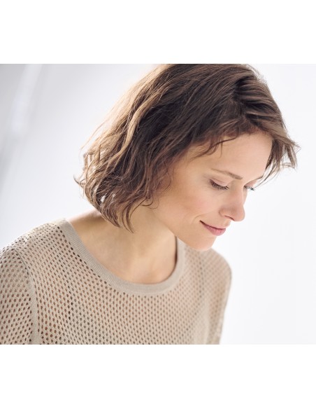 PULL DONNA TRAFORATO IN CANAPE E COTONE BIO