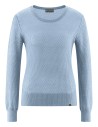 PULL DONNA TRAFORATO IN CANAPE E COTONE BIO