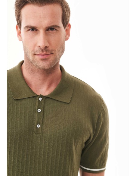 POLO UOMO IN MAGLINA DI 100% COTONE BIOLOGICO 