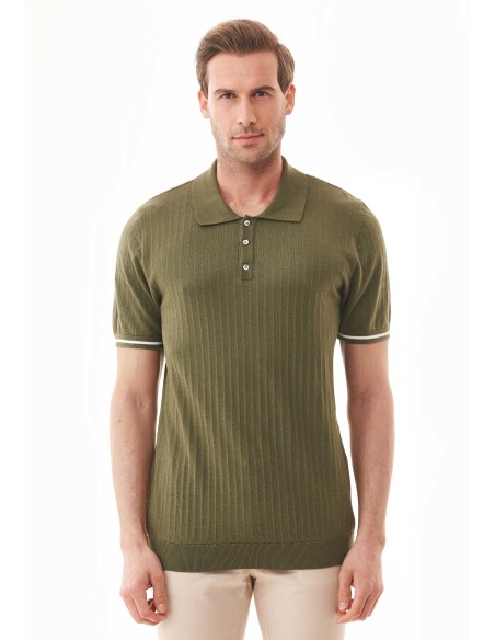 POLO UOMO IN MAGLINA DI 100% COTONE BIOLOGICO 