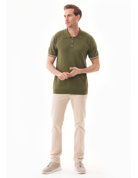 POLO UOMO IN MAGLINA DI 100% COTONE BIOLOGICO 