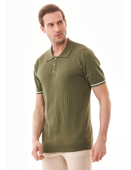 POLO UOMO IN MAGLINA DI 100% COTONE BIOLOGICO 