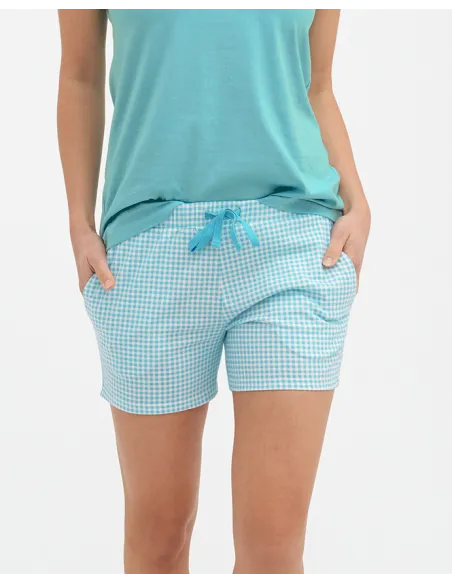 SHORT PIGIAMA IN COTONE BIOLOGICO "KYLIE"
