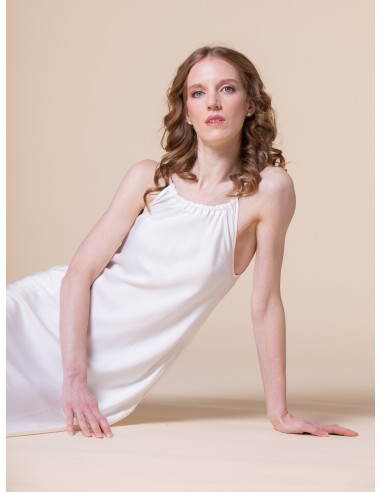 ABITO LUNGO CON SPALLINE SOTTILI IN 100% BAMBU'...