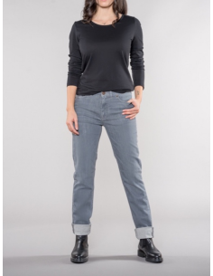 JEANS BOYFRIEND IN COTONE...