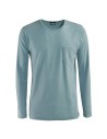 T-SHIRT BASIC IN COTONE BIOLOGICO MANICHE LUNGHE "JAMES"