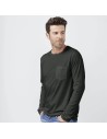 T-SHIRT BASIC IN COTONE BIOLOGICO MANICHE LUNGHE "JAMES"