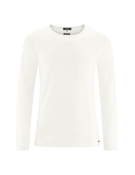 T-SHIRT BASIC IN COTONE BIOLOGICO MANICHE LUNGHE "JAMES"