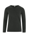 T-SHIRT BASIC IN COTONE BIOLOGICO MANICHE LUNGHE "JAMES"