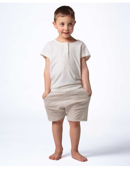 T-SHIRT SERAFINO IN CANAPA KIDS