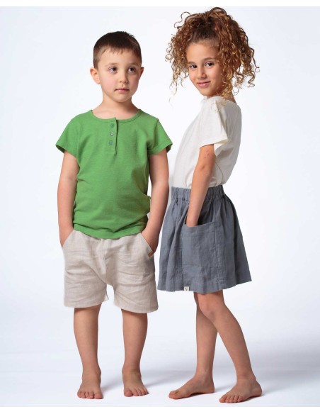 T-SHIRT SERAFINO IN CANAPA KIDS