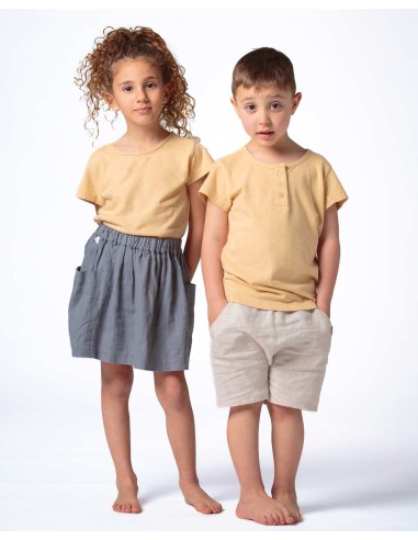 T-SHIRT SERAFINO IN CANAPA KIDS