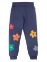 PANTALONI TUTA IN 100% COTONE BIOLOGICO "FLOWERS"