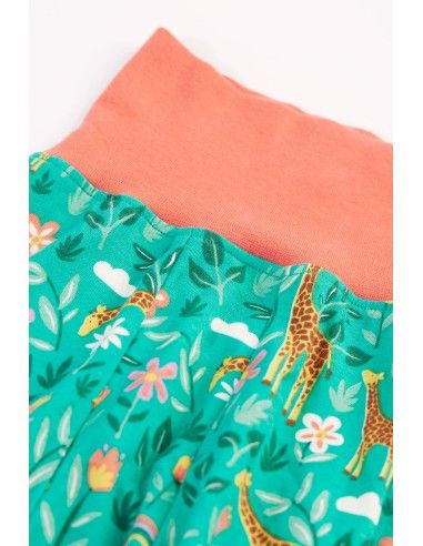 PANTALONE AMPIO BABY IN COTONE BIOLOGICO "GIRAFFA"