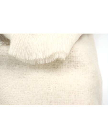 COPERTA IN MOHAIR E LANA MERINO 140X180