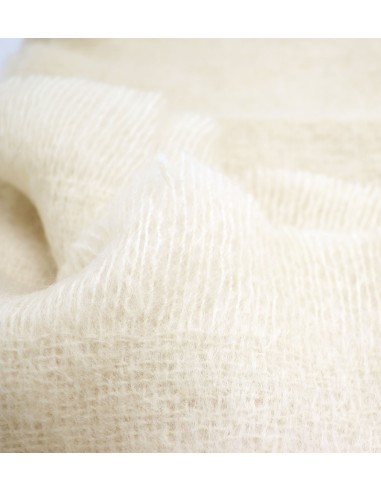 COPERTA IN MOHAIR E LANA MERINO 140X180