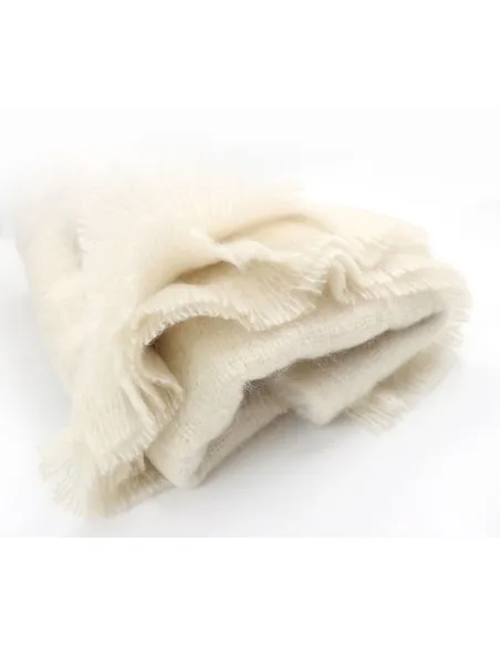 COPERTA CALDISSIMA IN MOHAIR E LANA 142x183 CM