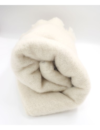 COPERTA IN MOHAIR E LANA MERINO 140X180