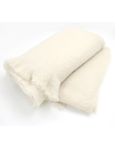 COPERTA IN MOHAIR E LANA MERINO 140X180