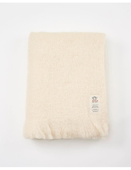 COPERTA IN MOHAIR E LANA MERINO 140X180