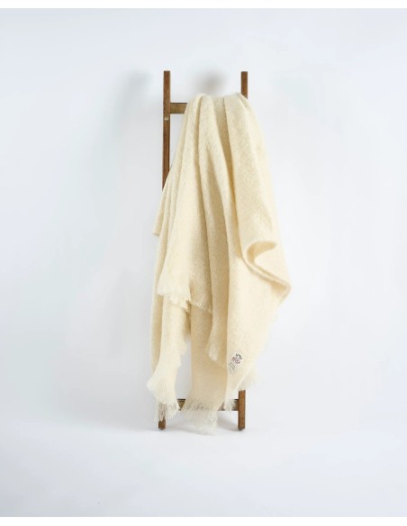 COPERTA CALDISSIMA IN MOHAIR E LANA 142x183 CM