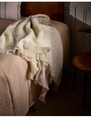 COPERTA CALDISSIMA IN MOHAIR E LANA 142x183 CM