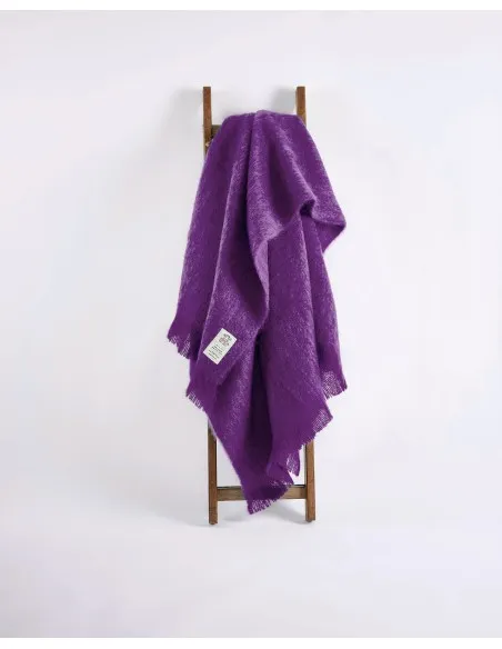 COPERTA CALDISSIMA IN MOHAIR E LANA 142x183 CM