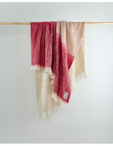 COPERTA CALDISSIMA IN MOHAIR E LANA 142x183 CM